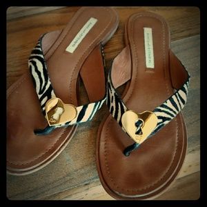 Diane Von Furstenberg Zebra Sandal